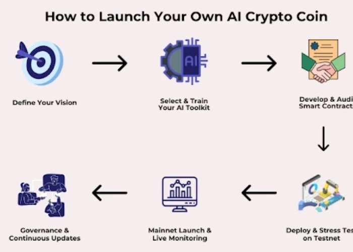 How to launch your own Ai crypto coin