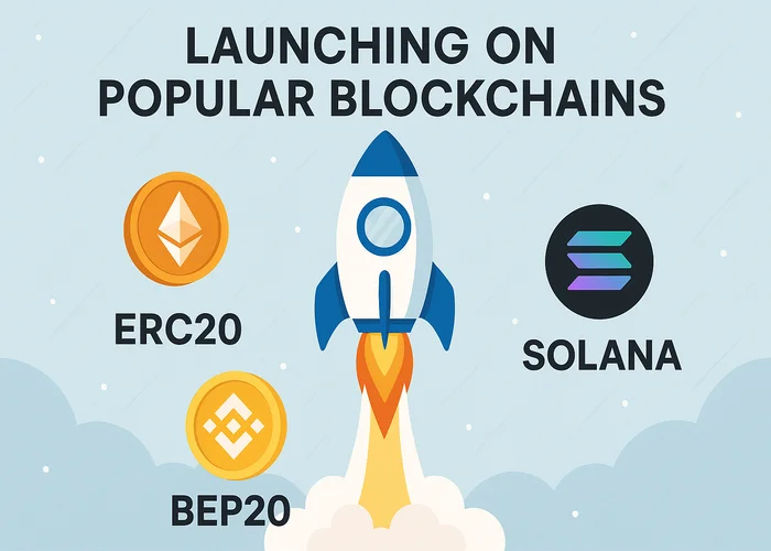 Launching on Popular Blockchains: ERC20, BEP20, Solana