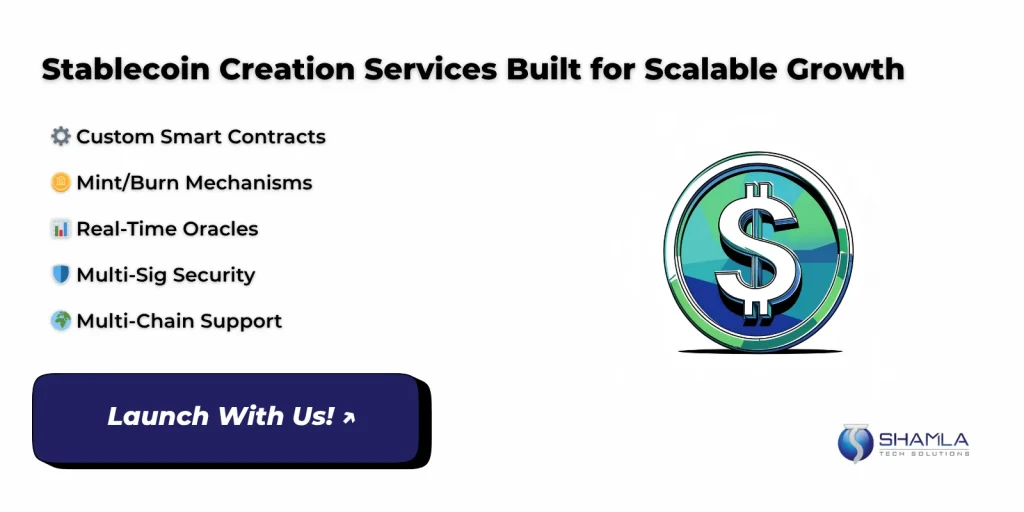 Stablecoin creation services