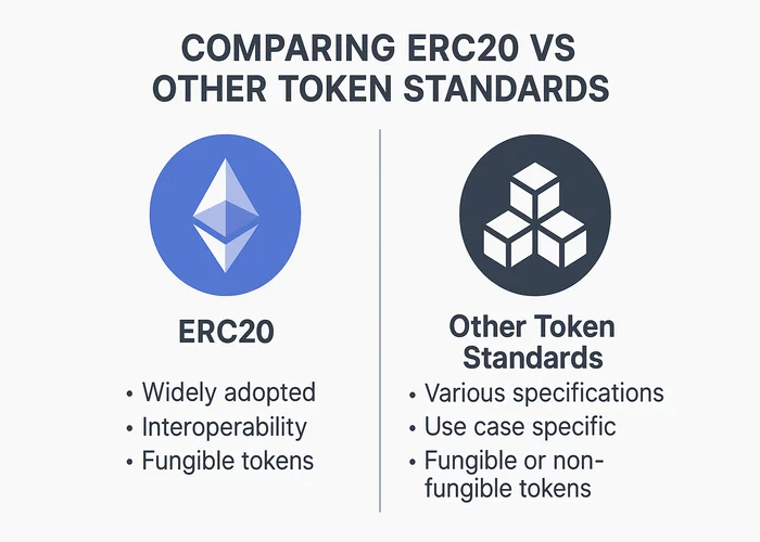 Comparing ERC20 vs Other Token Standards