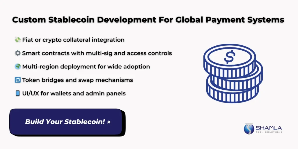 Custom stablecoin development