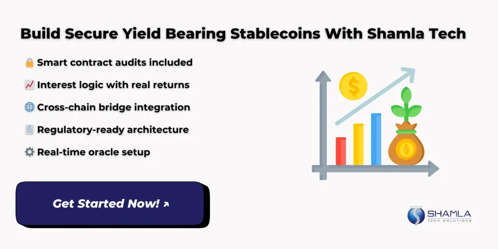Build secure yield bearing stablecoin