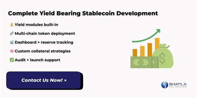 Yield bearing stablecoin development