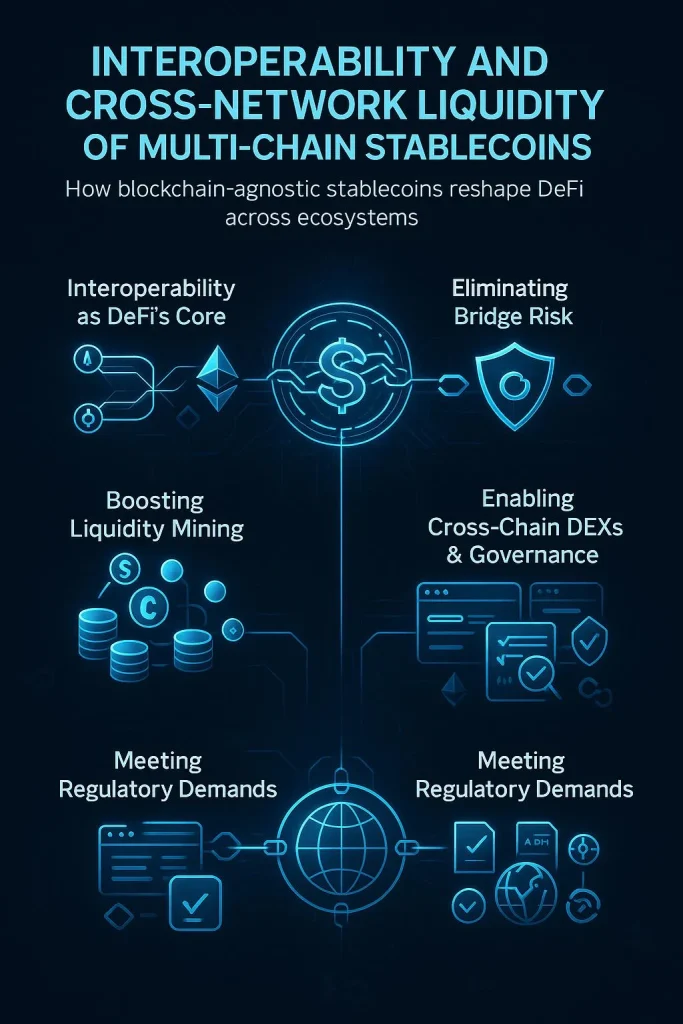 Interoperability and Cross-Network Liquidity of Multi-Chain Stablecoins