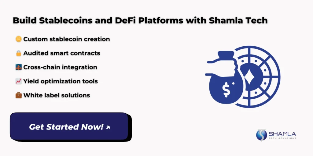 Build stablecoins and defi platforms