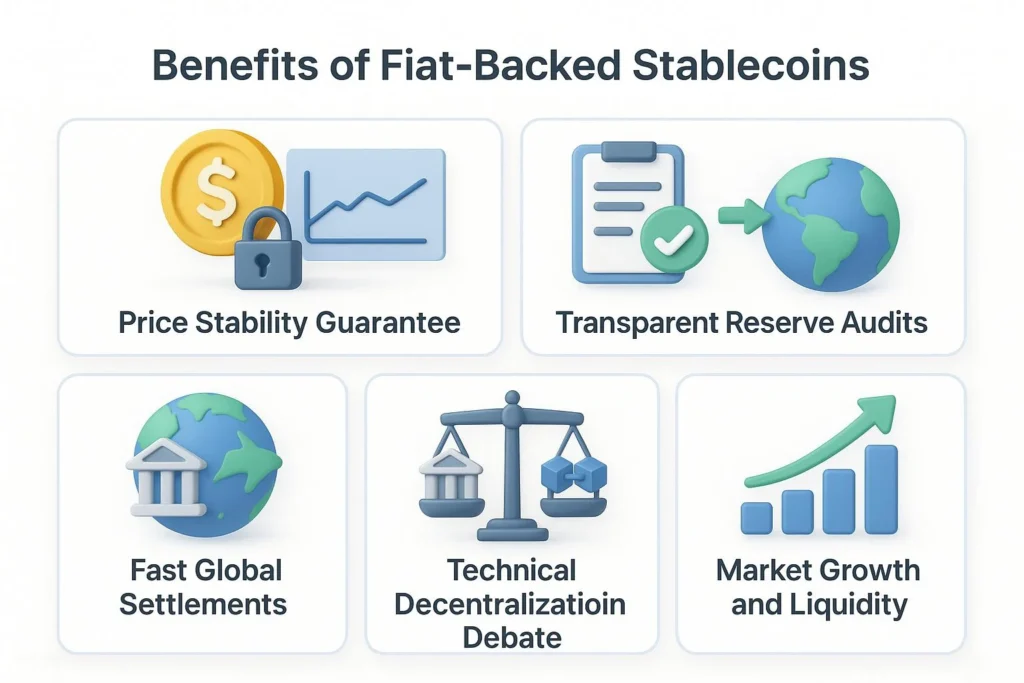 Benefits of Fiat-Backed Stablecoins
