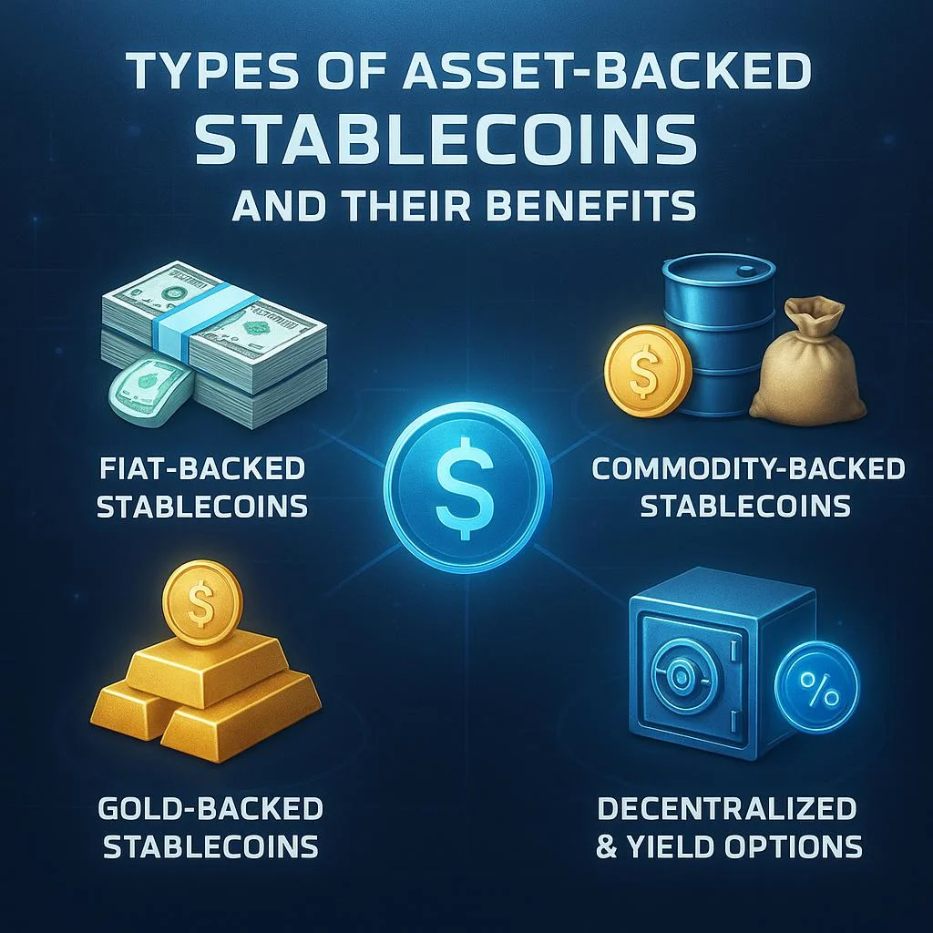 Types of Asset-Backed Stablecoins and Their Benefits