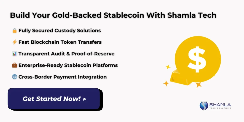 gold-backed stablecoin development company